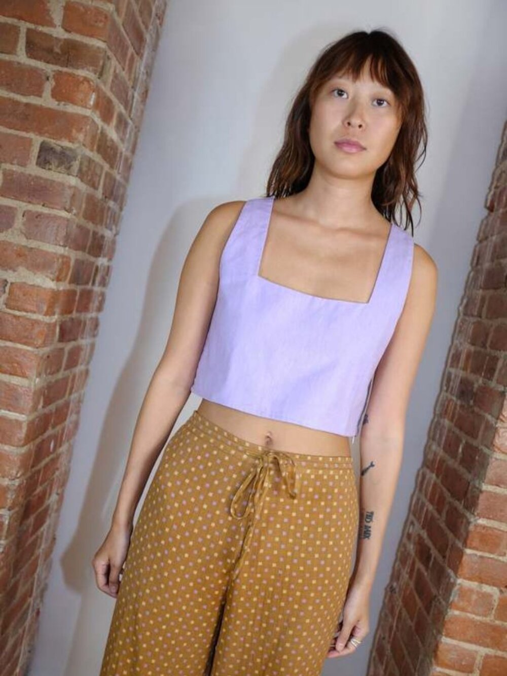 Rujuta Sheth Lilac Tank